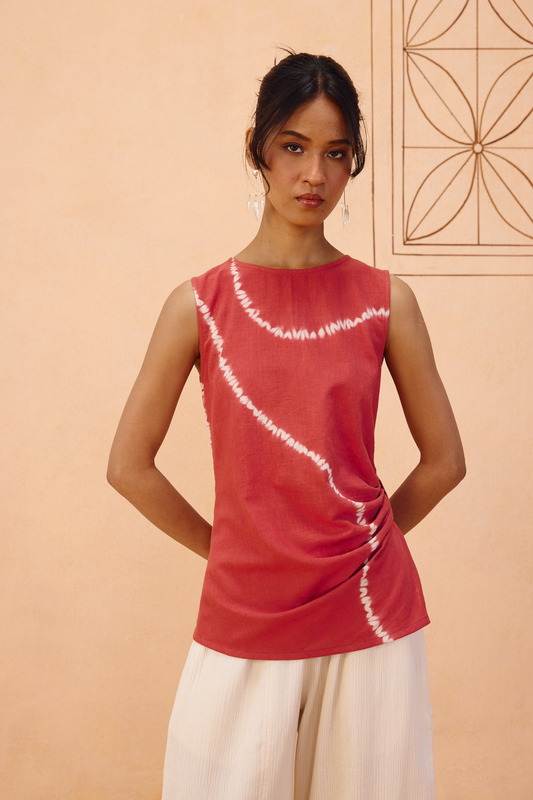 Terracotta Memories Kala Cotton Top