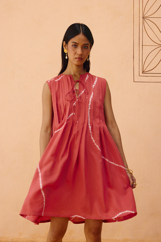 Terracotta Memories Lyocell Dress —  Lyocell Dress | Sui Singapore