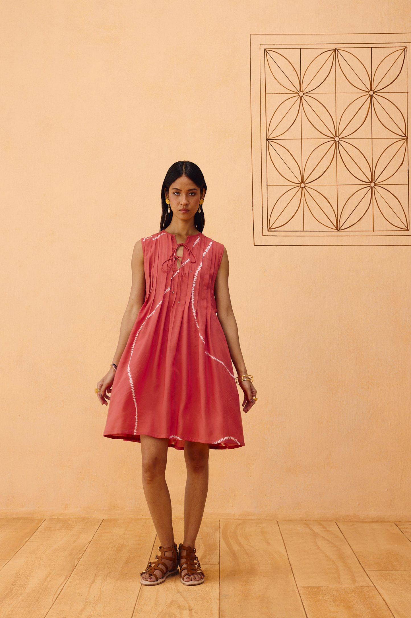 Terracotta Memories Lyocell Dress