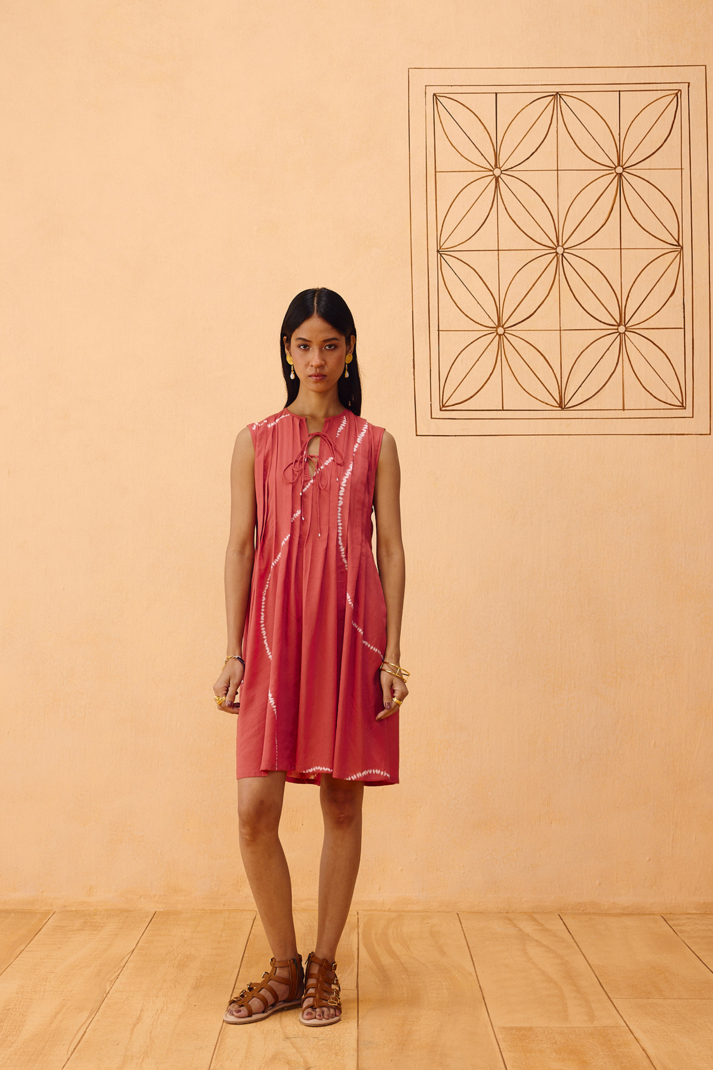 Terracotta Memories Lyocell Dress