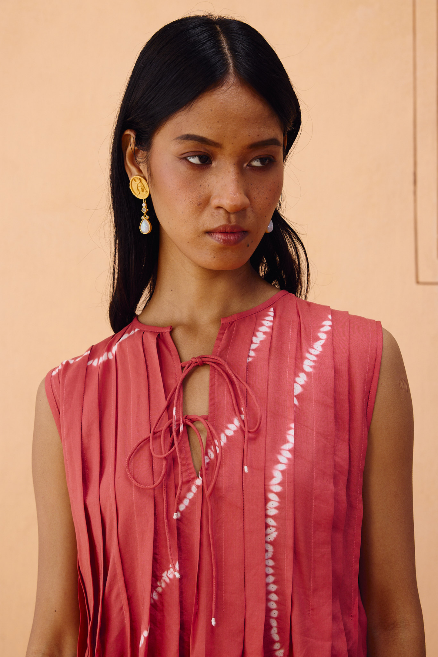 Terracotta Memories Lyocell Dress