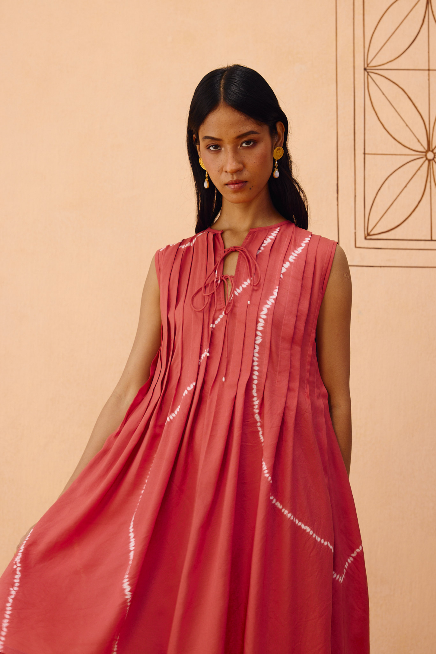 Terracotta Memories Lyocell Dress