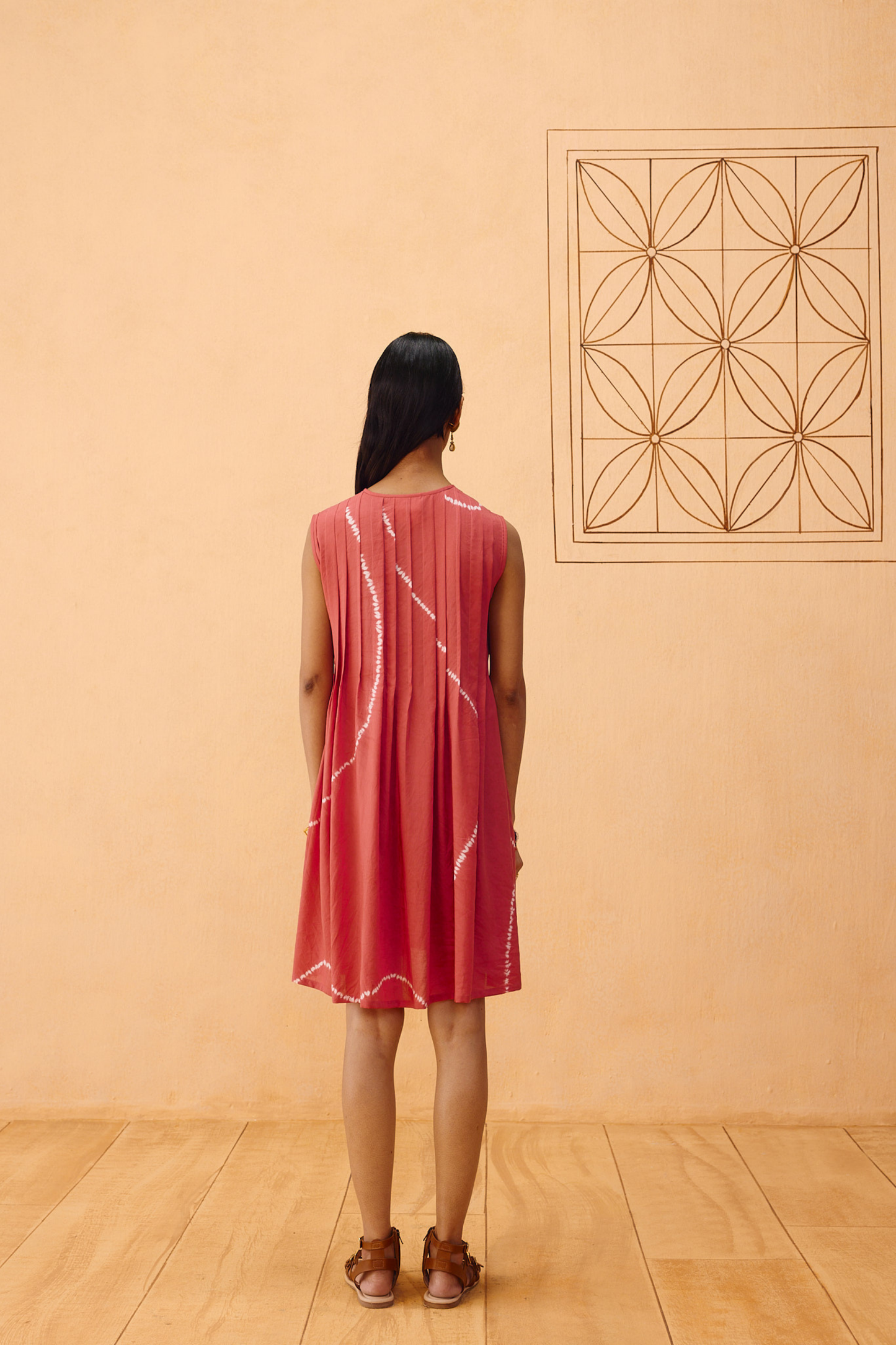 Terracotta Memories Lyocell Dress
