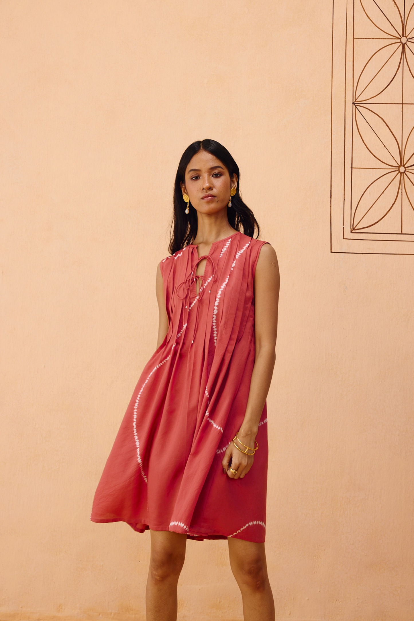 Terracotta Memories Lyocell Dress