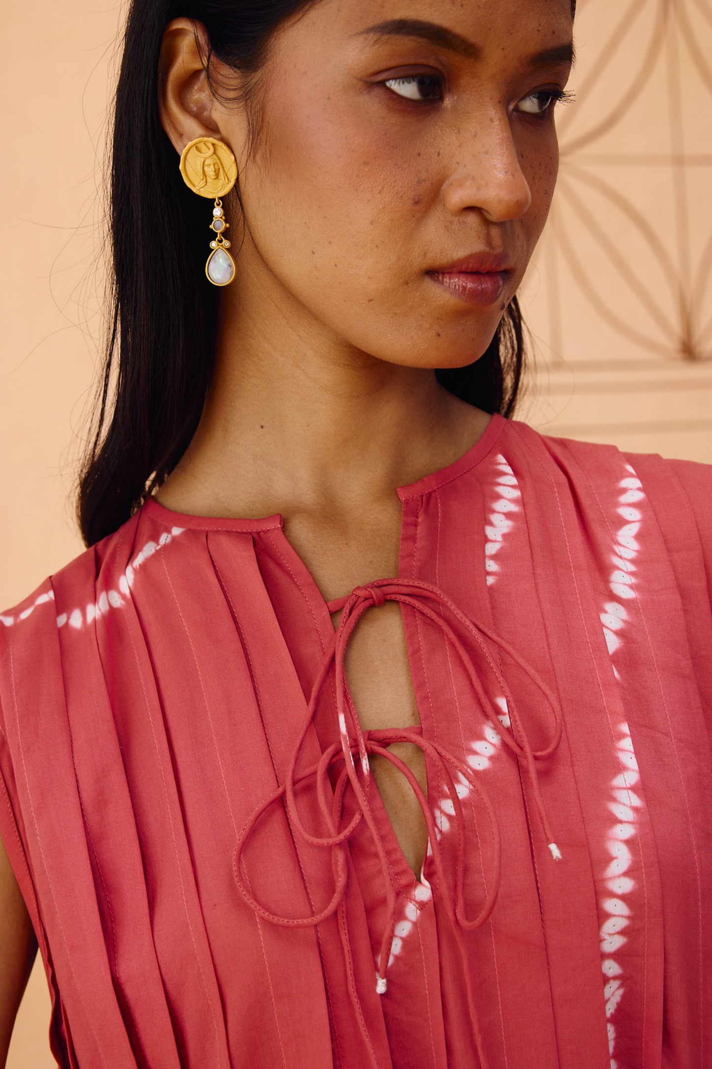 Terracotta Memories Lyocell Dress
