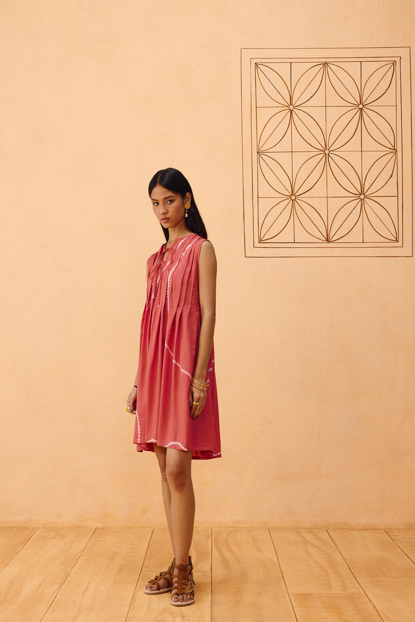 Terracotta Memories Lyocell Dress