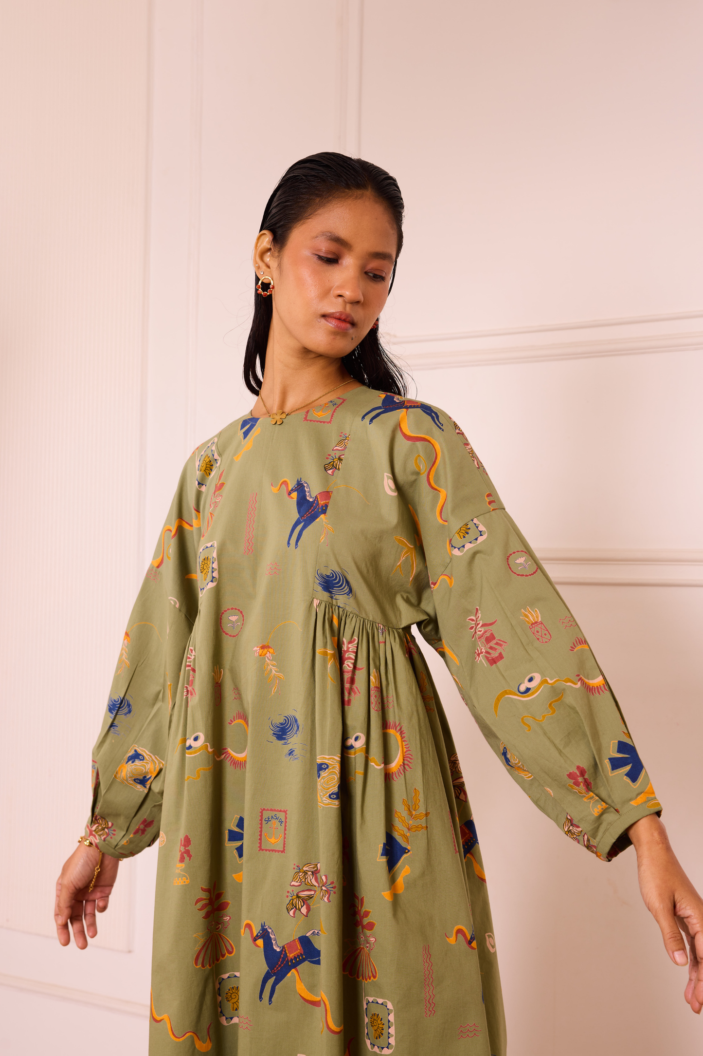 The Bold Organic Cotton Poplin Kurta