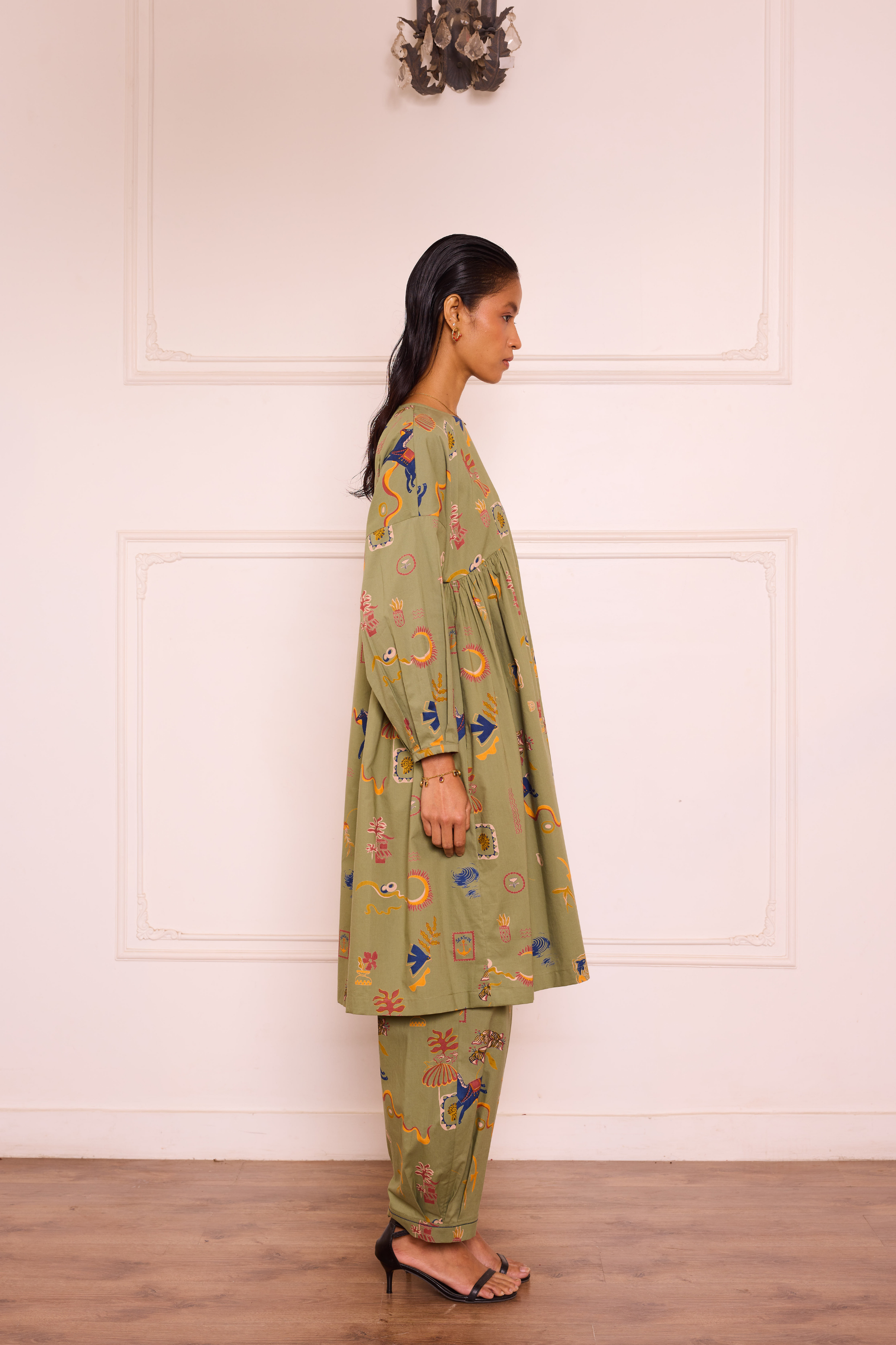 The Bold Organic Cotton Poplin Kurta