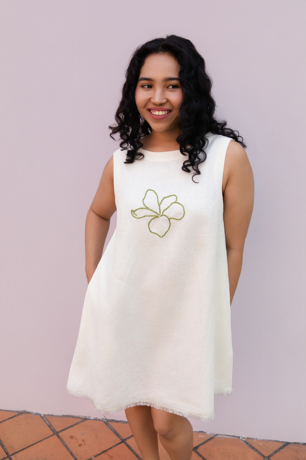 The Champa Linen Dress