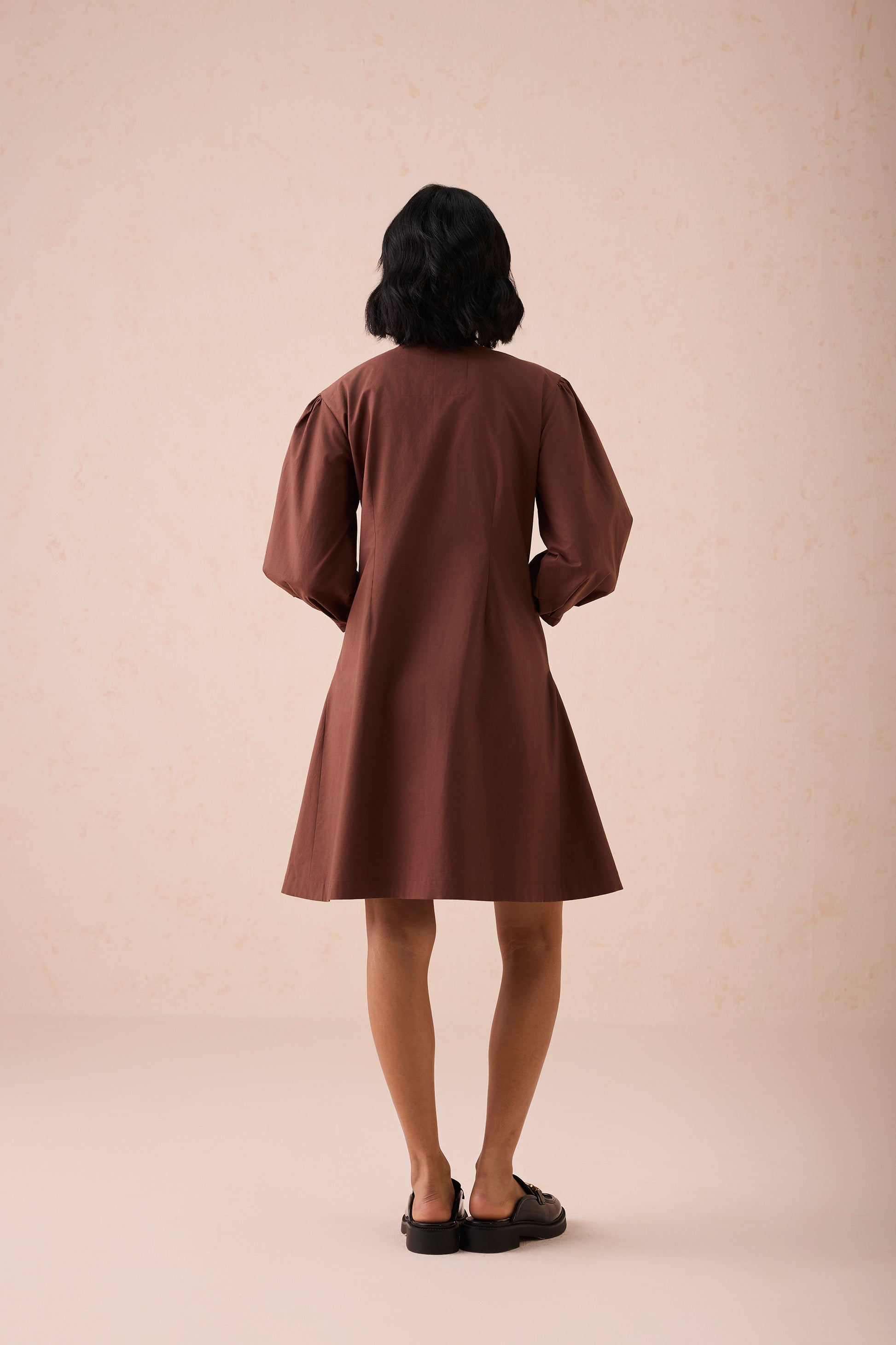 The Cocoa Organic Cotton Short Dress