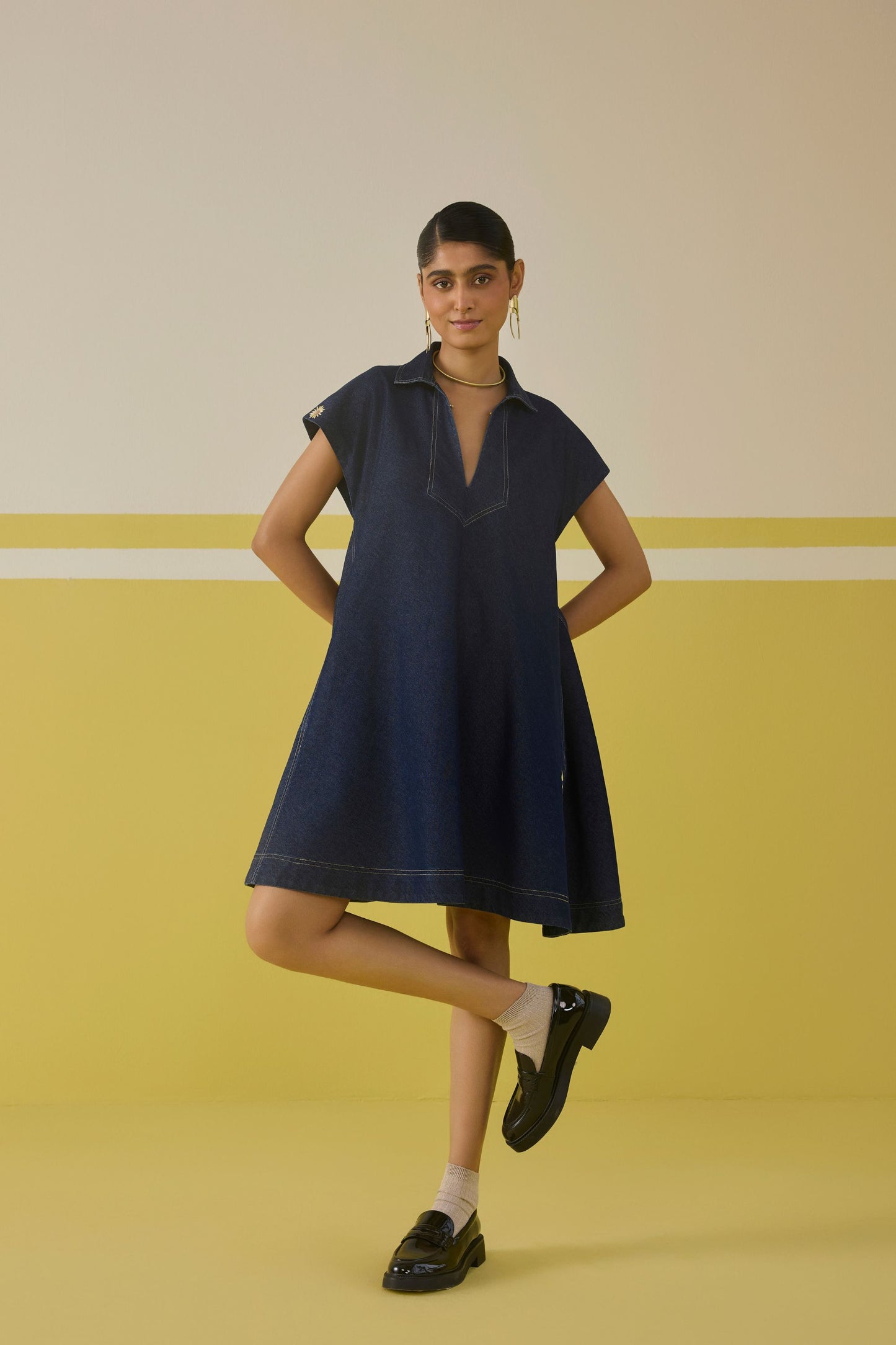 The Daisy Organic Cotton Denim Dress