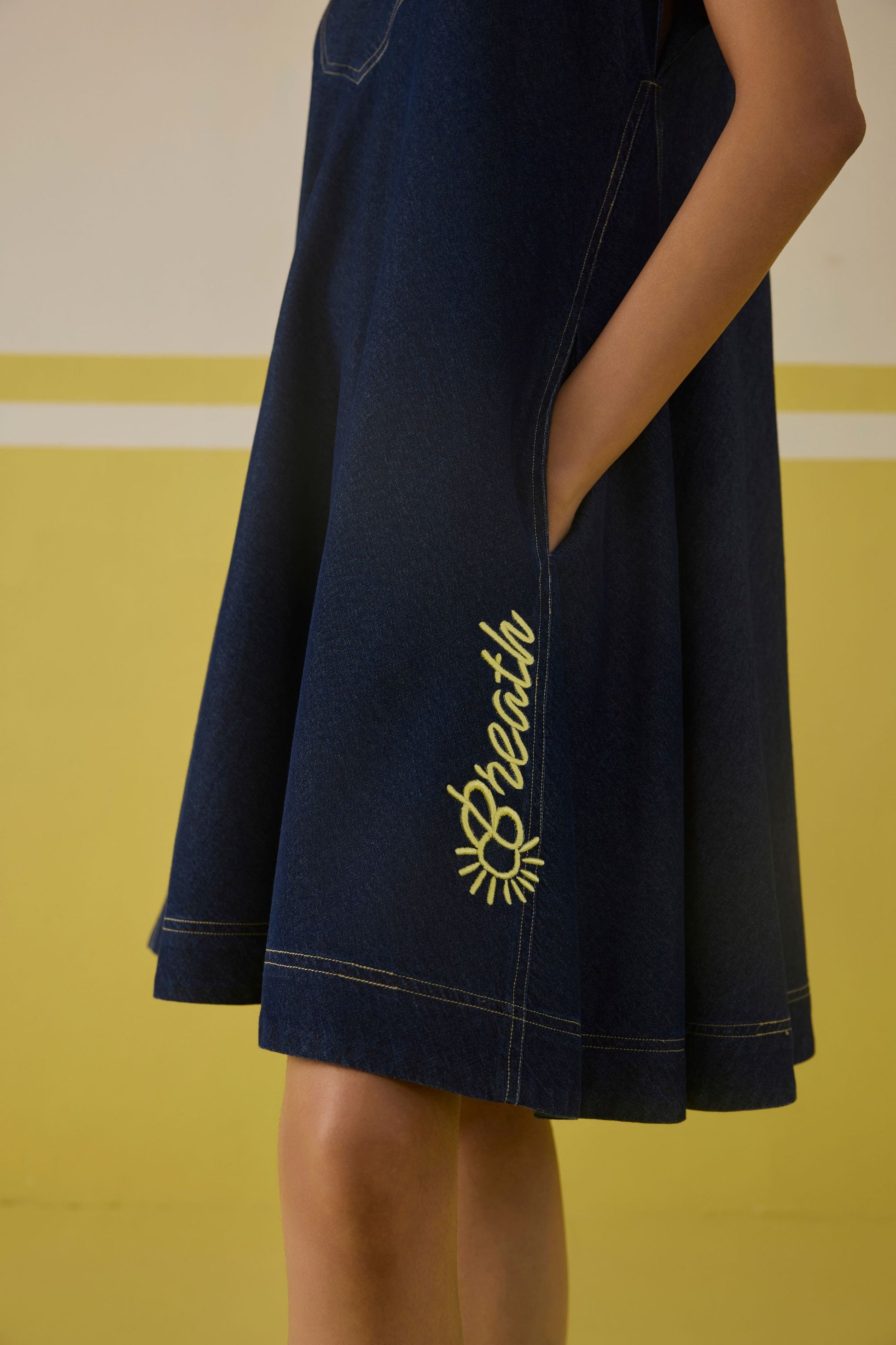 The Daisy Organic Cotton Denim Dress