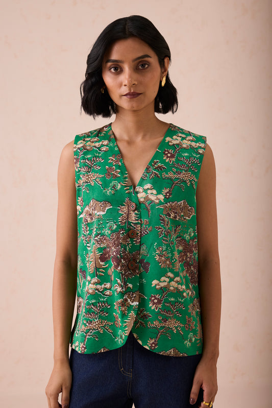 The Emerald Beginnings Tencel Waistcoat