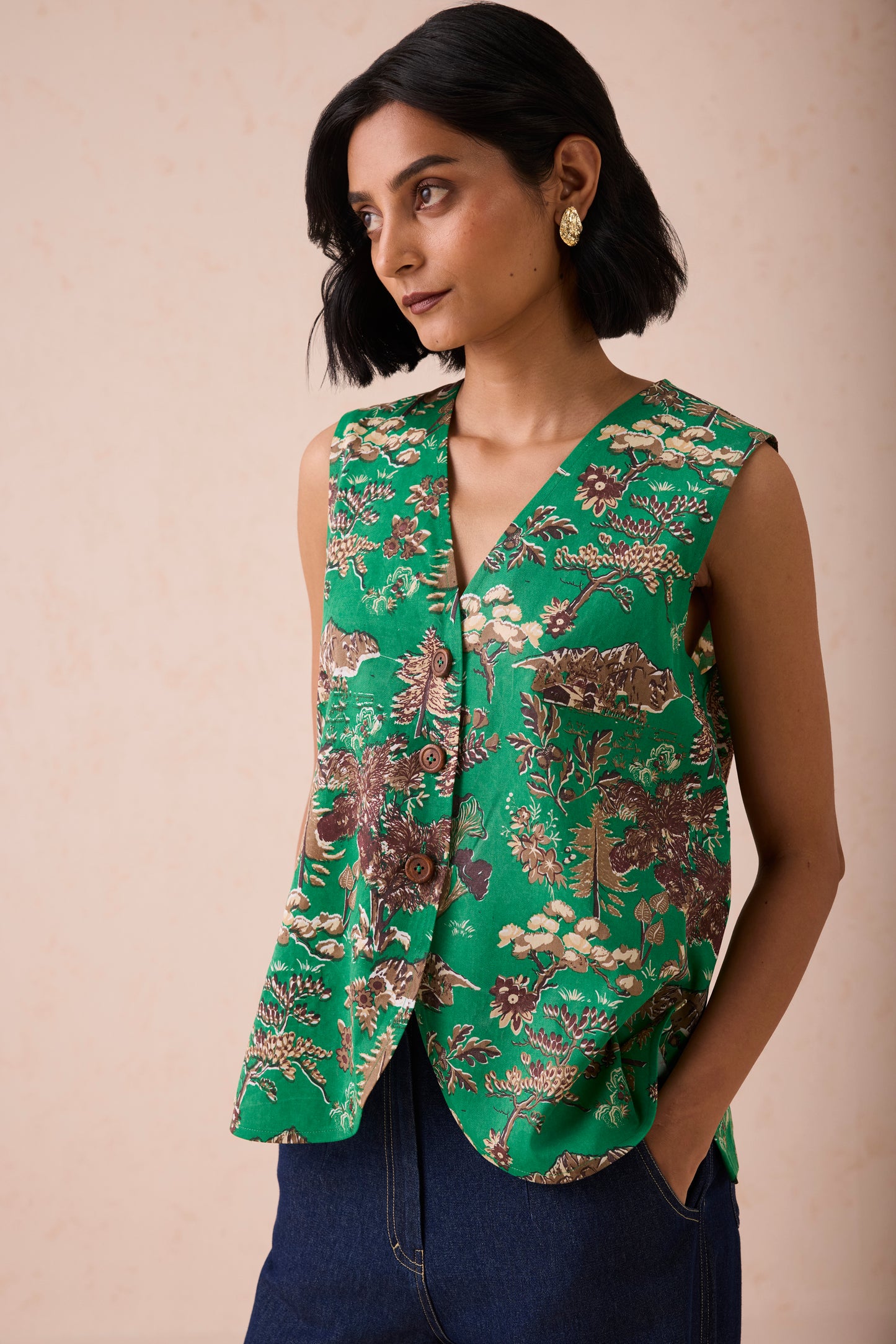 The Emerald Beginnings Tencel Waistcoat