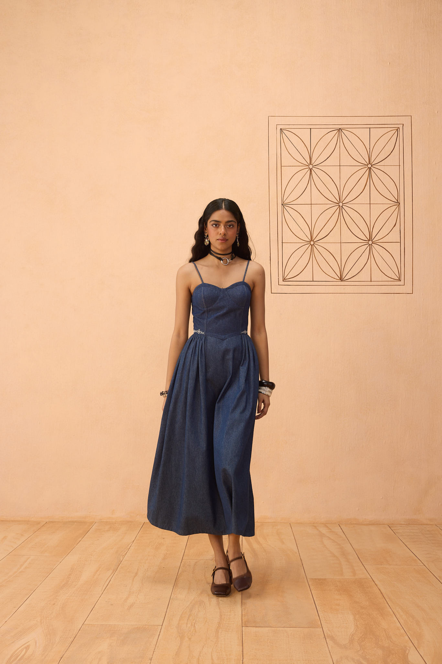 The Jaali Sustainable Denim Dress