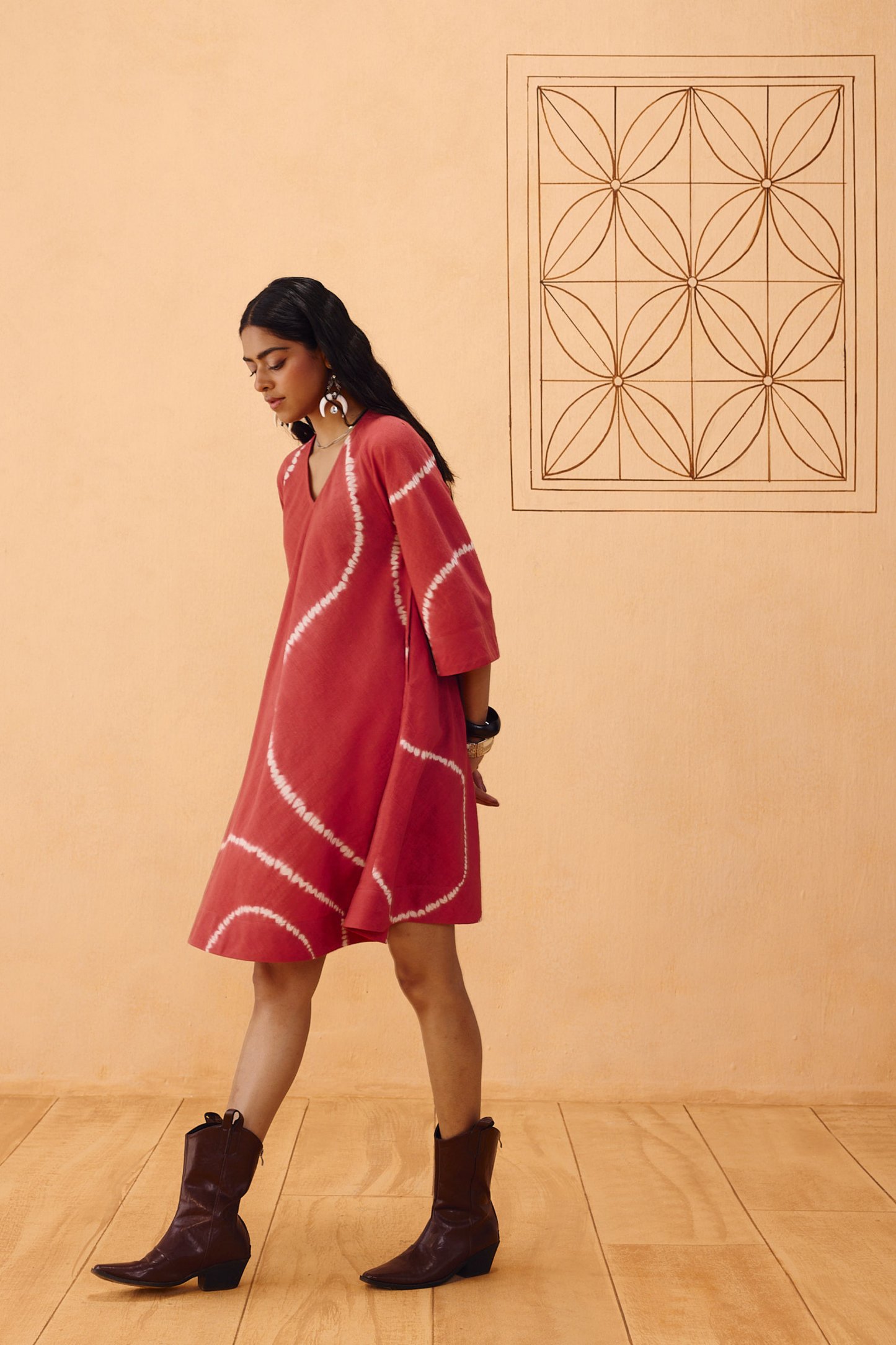 The Path Tie Dye Kala Cotton Dress