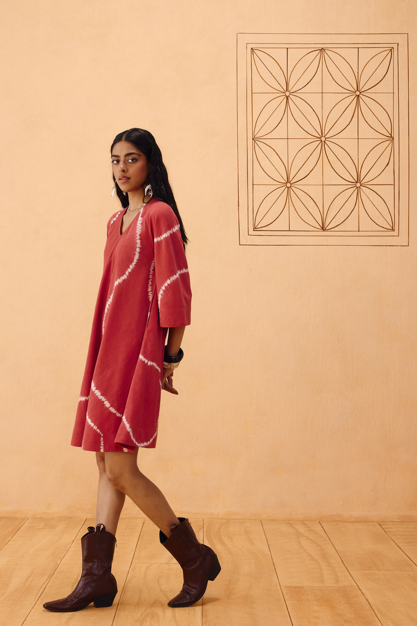 The Path Tie Dye Kala Cotton Dress