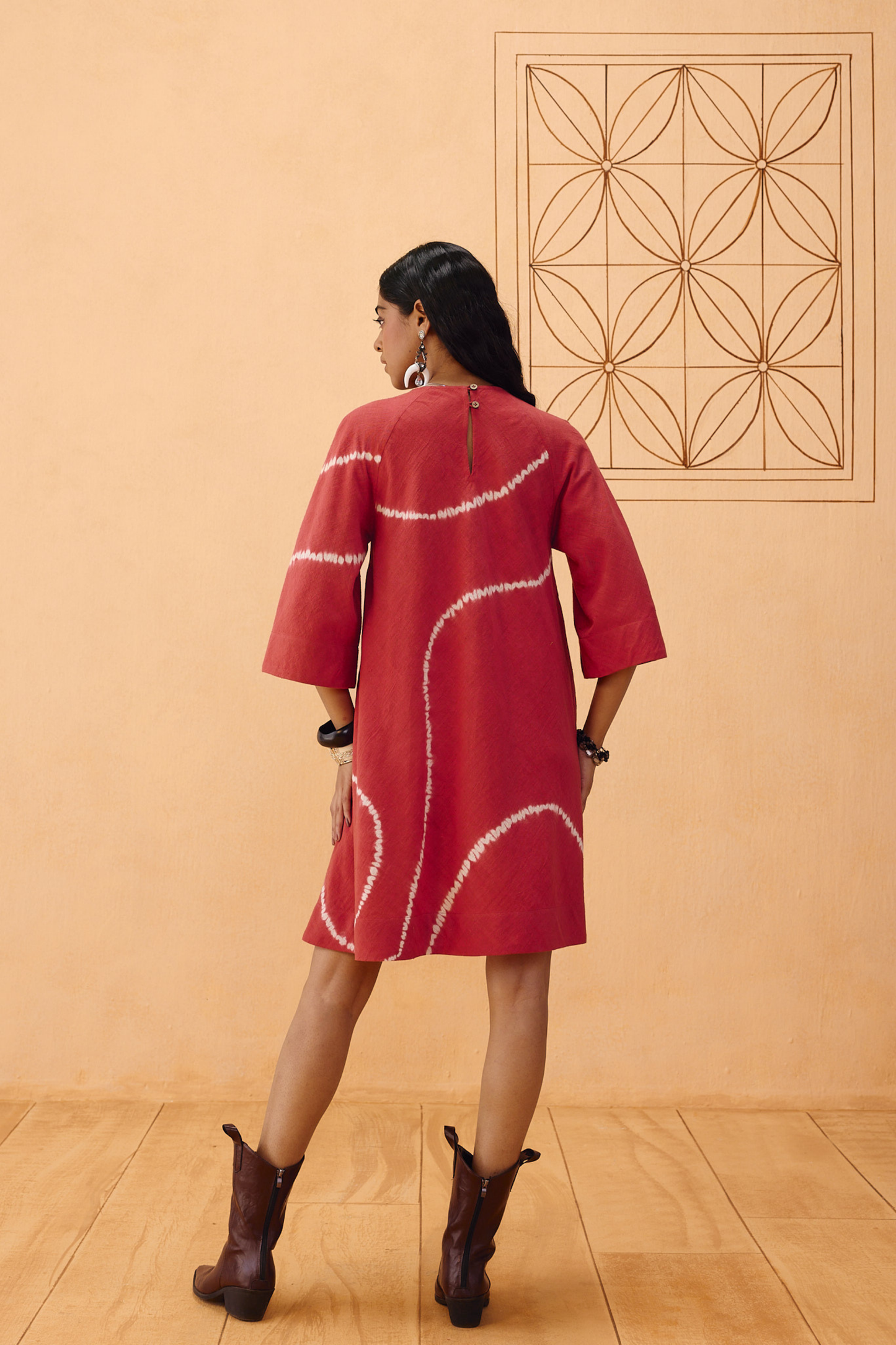 The Path Tie Dye Kala Cotton Dress