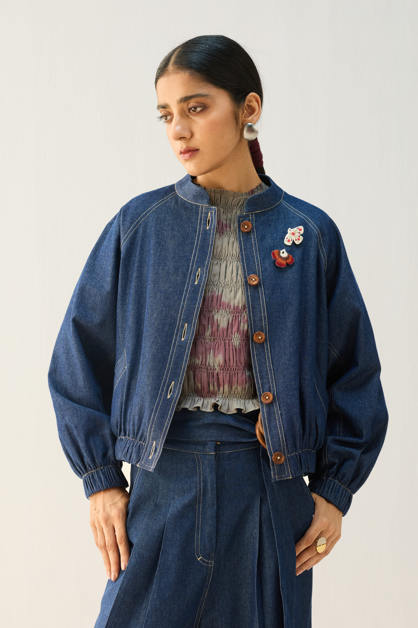 The Slow Sustainable Denim Bomber Jacket
