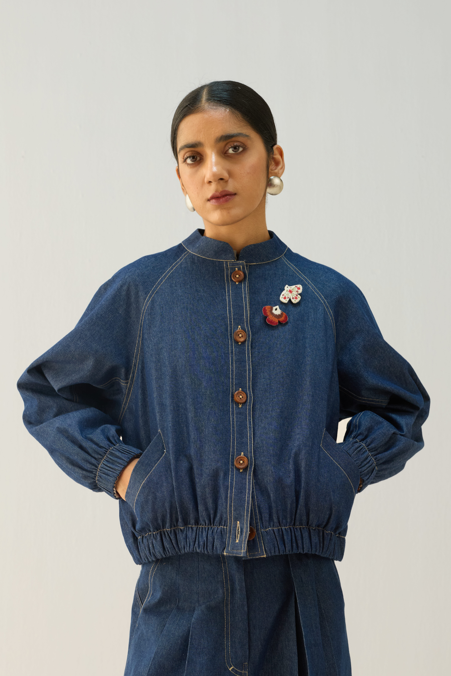 The Slow Sustainable Denim Bomber Jacket