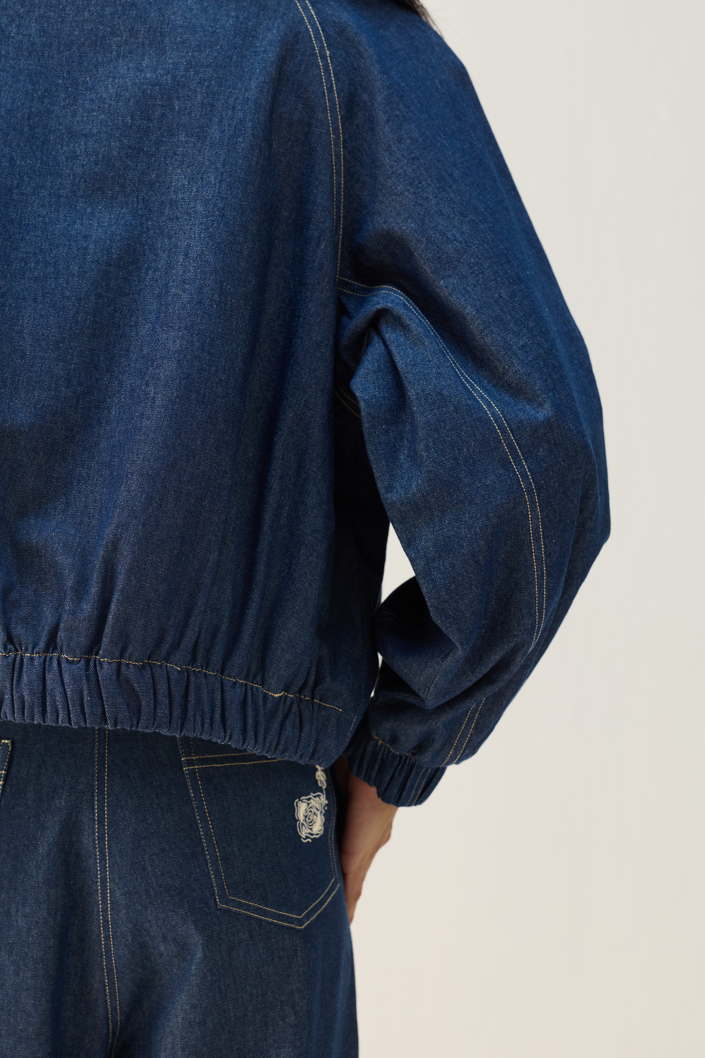 The Slow Sustainable Denim Bomber Jacket