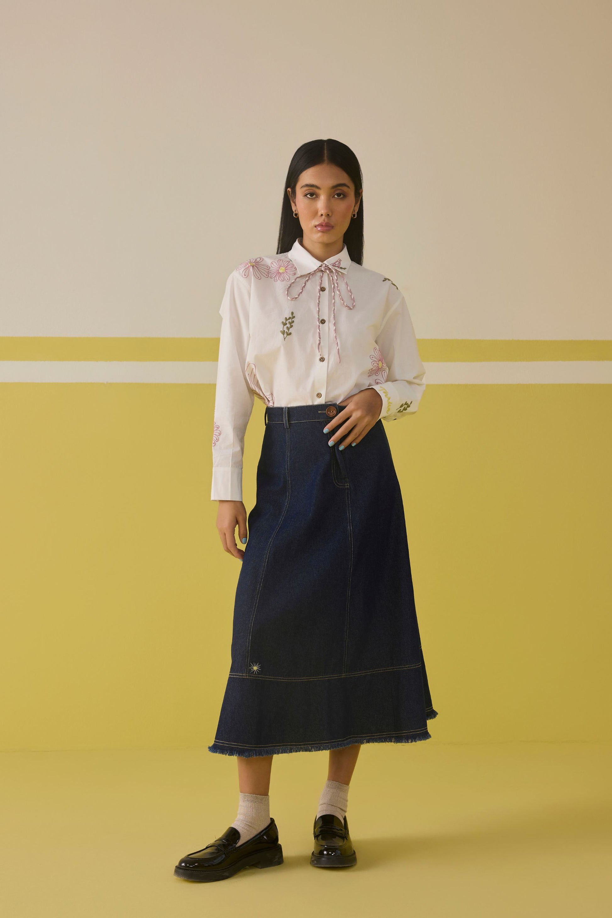 The Sunshine Denim Skirt