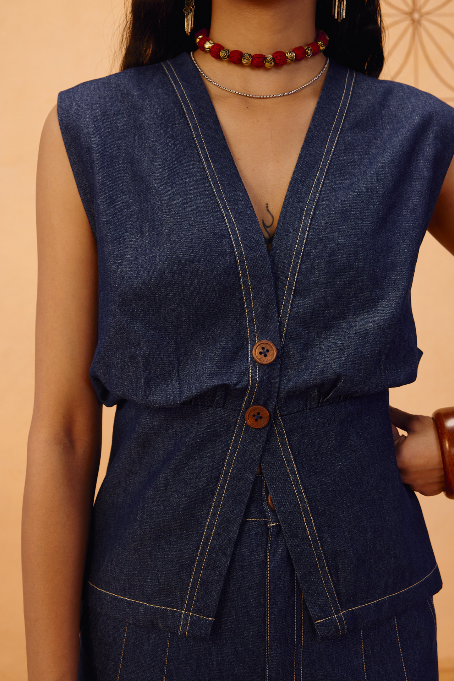The Timeless Sustainable Denim Waistcoat