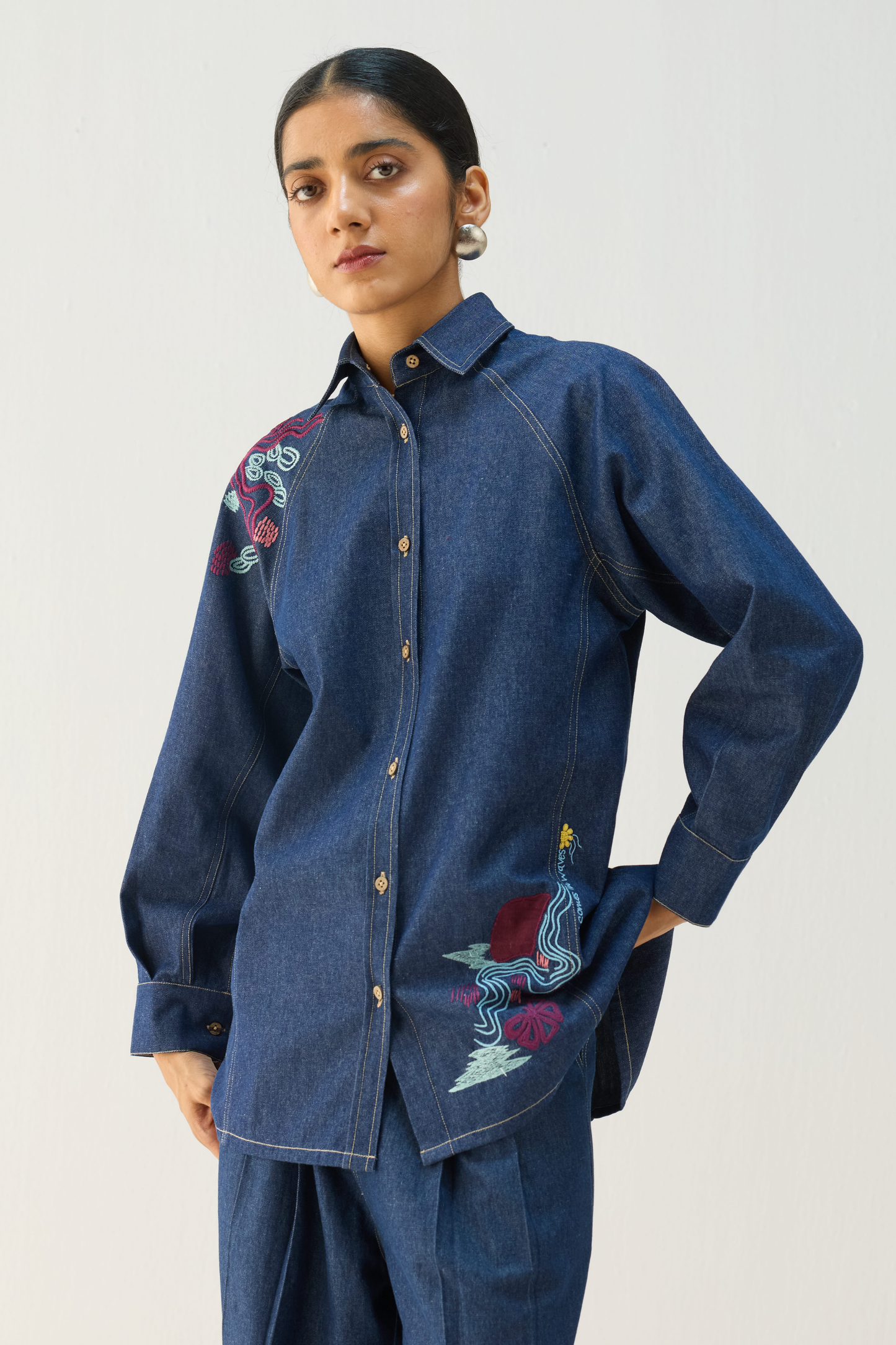 The Wave Sustainable Denim Shirt