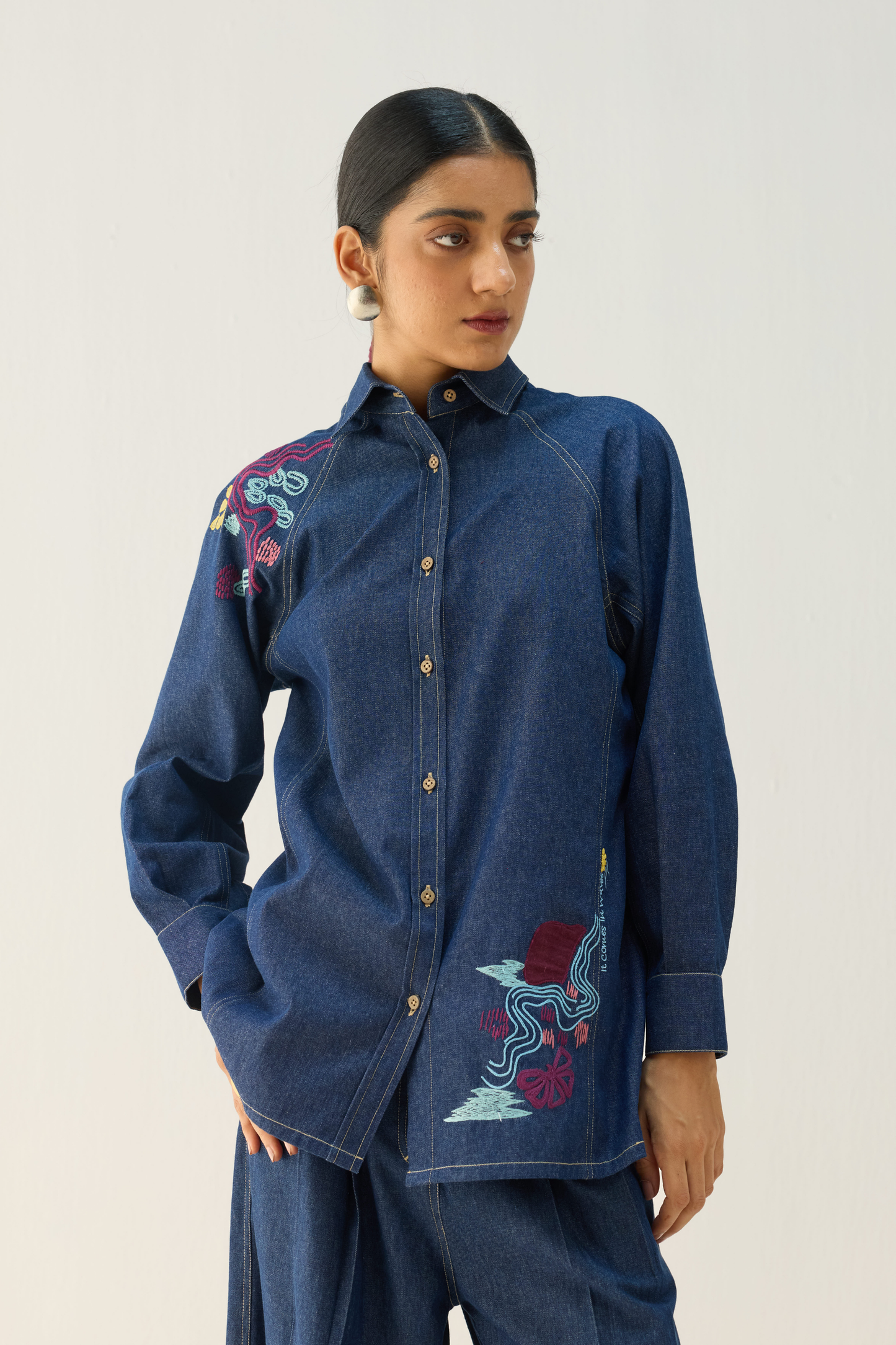 The Wave Sustainable Denim Shirt
