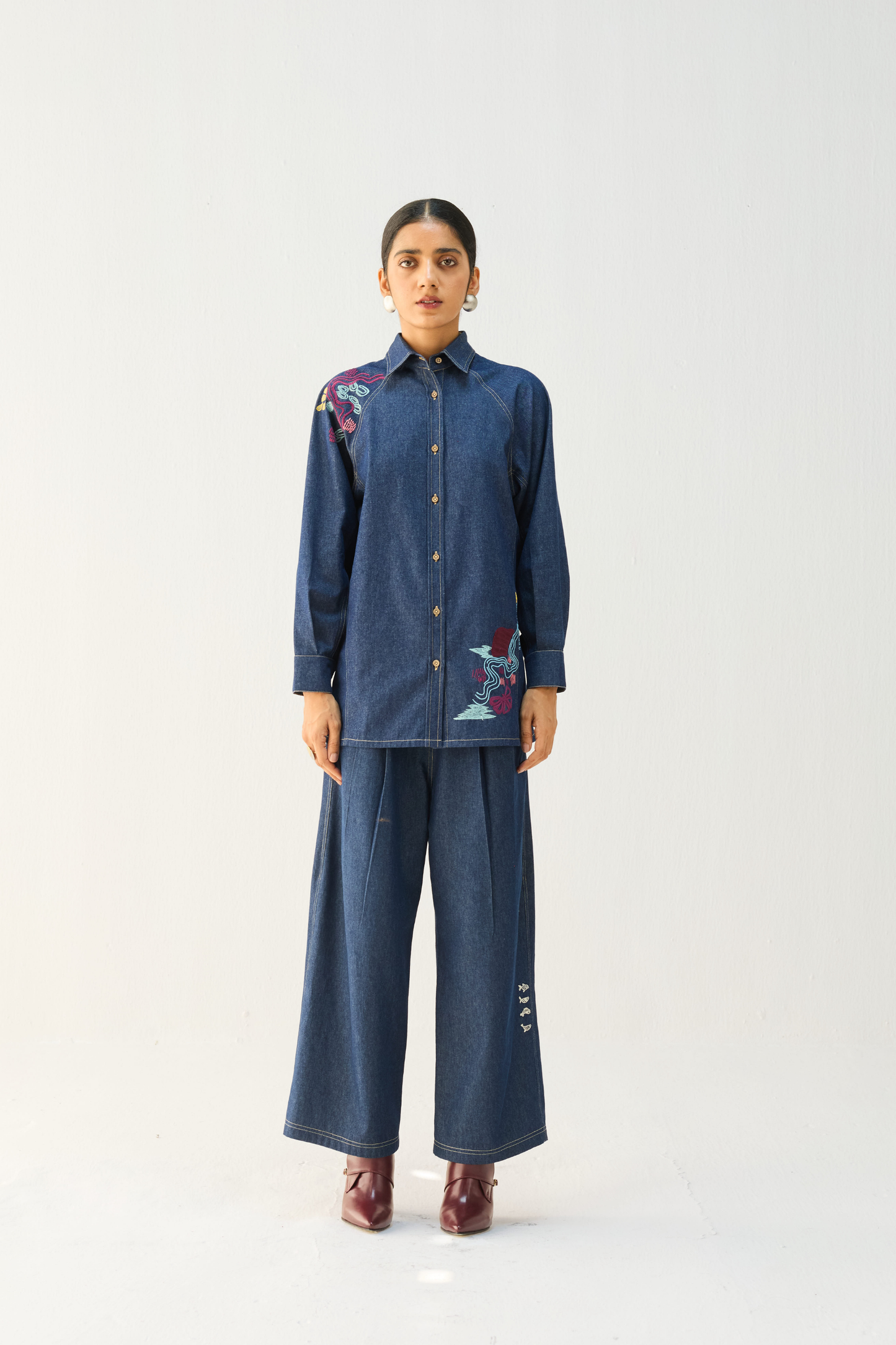 The Wave Sustainable Denim Shirt