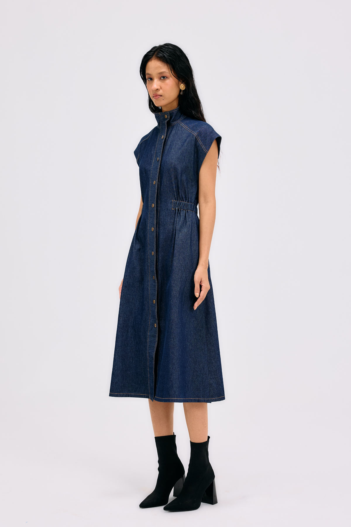 Twilight Glow Sustainable Denim Dress
