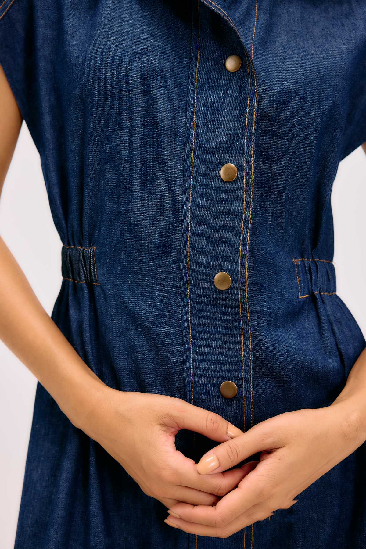 Twilight Glow Sustainable Denim Dress