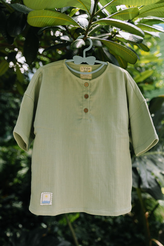 Minty Summer Organic Cotton Shirt