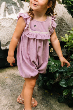 Mini Adventurers Handwoven Organic Cotton Romper