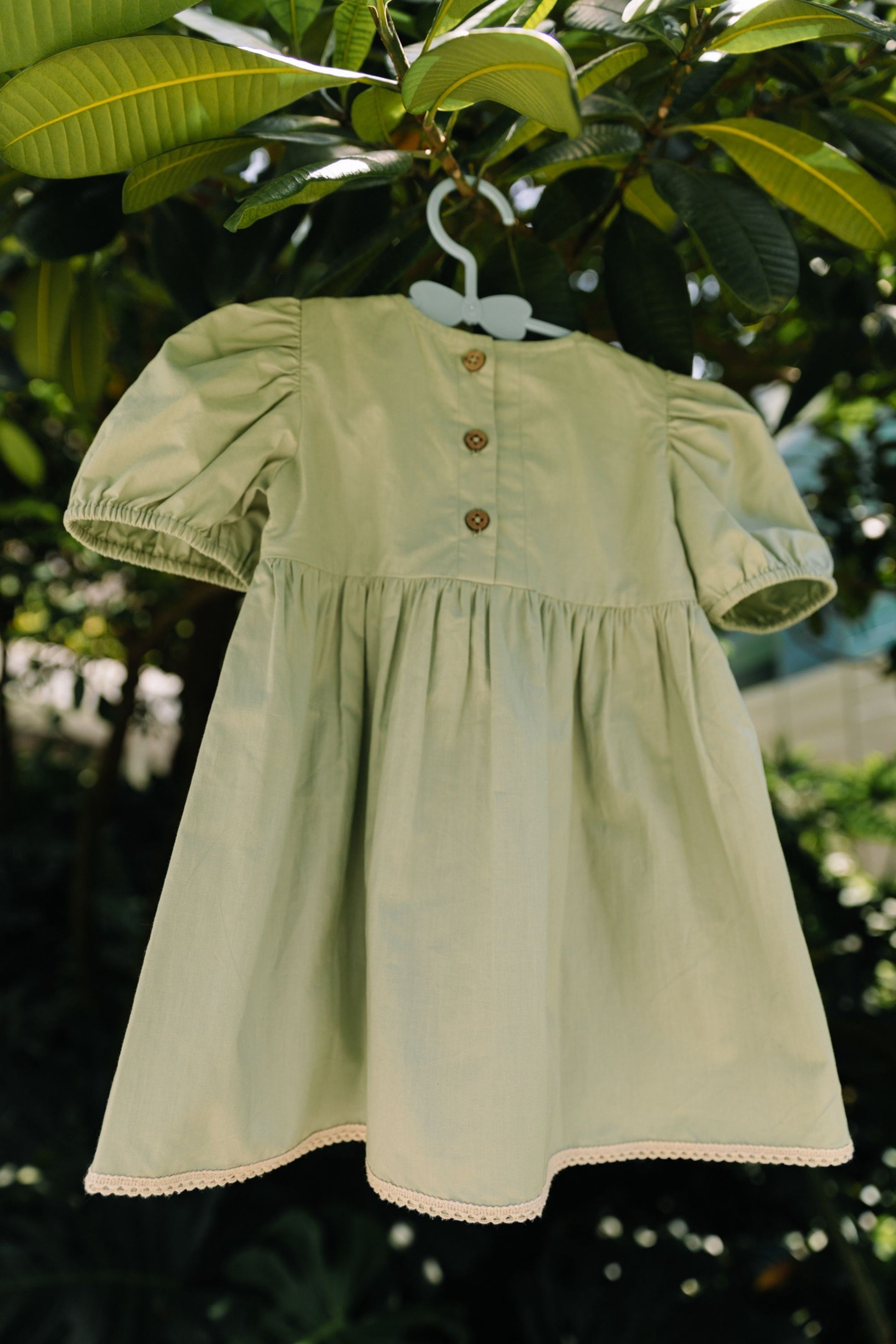 Minty Summer Organic Cotton Dress