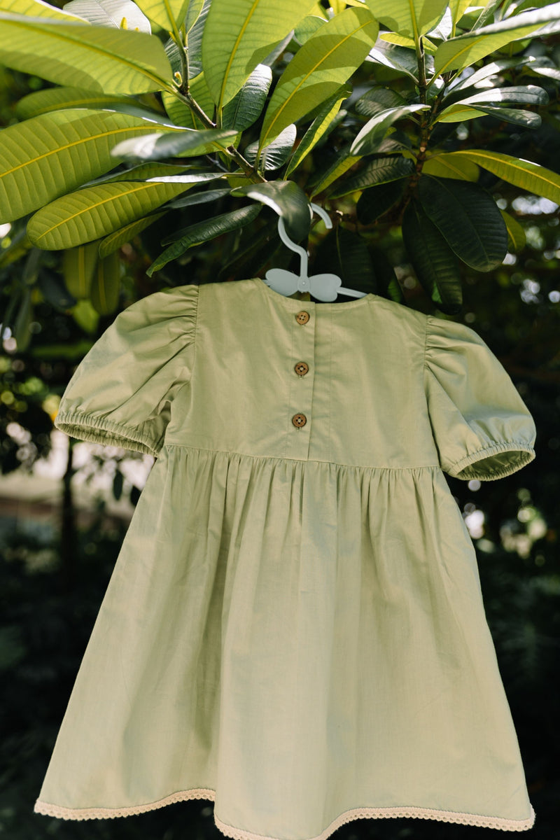 Minty Summer Organic Cotton Dress