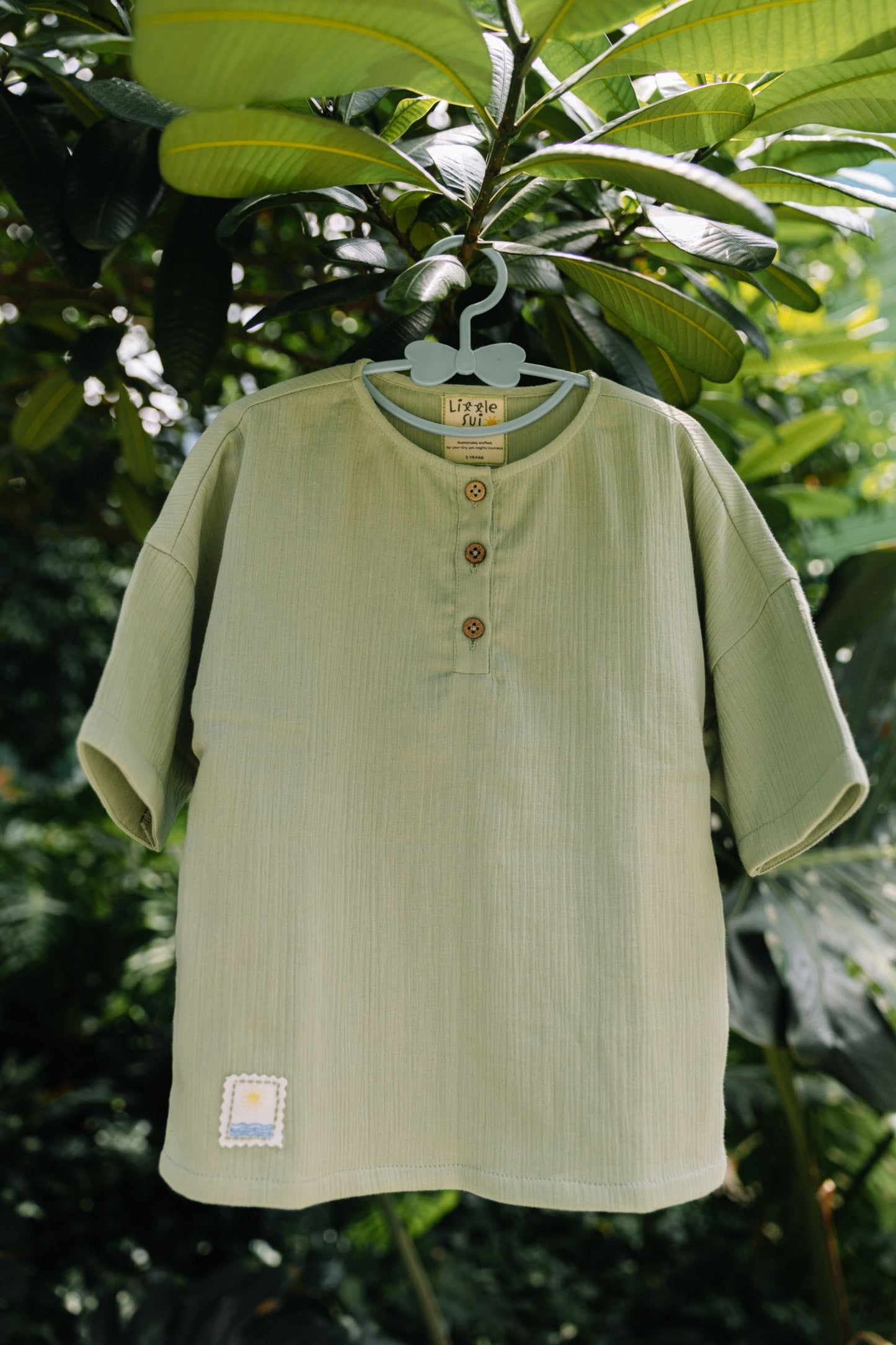 Minty Summer Organic Cotton Shirt