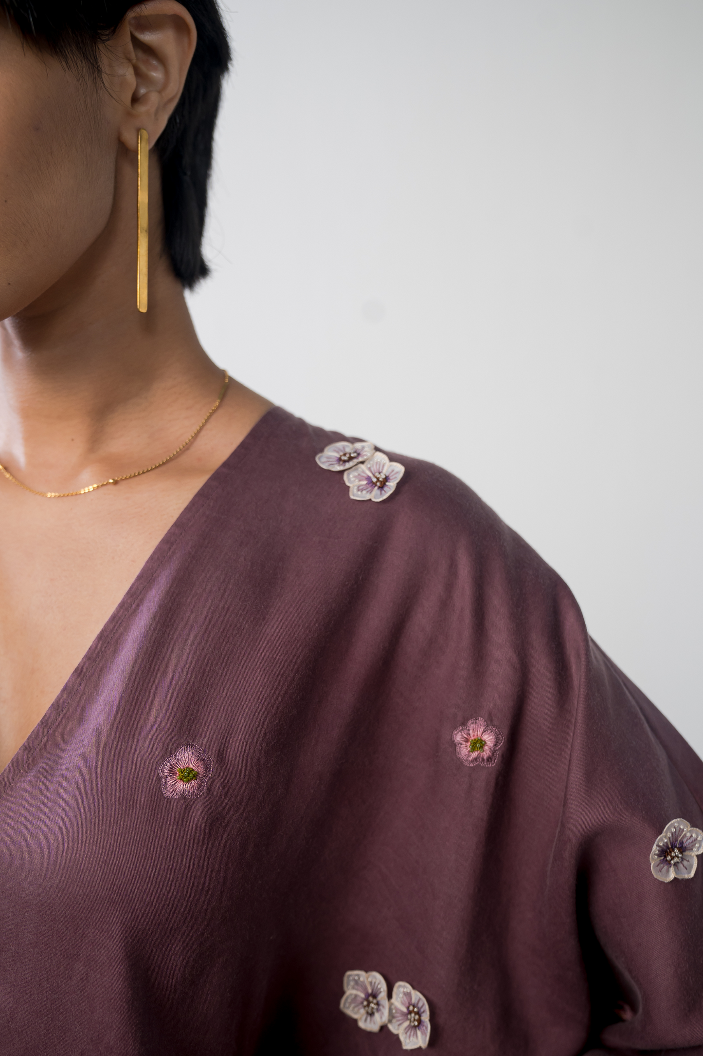 Midnight Bloom tencel kaftan