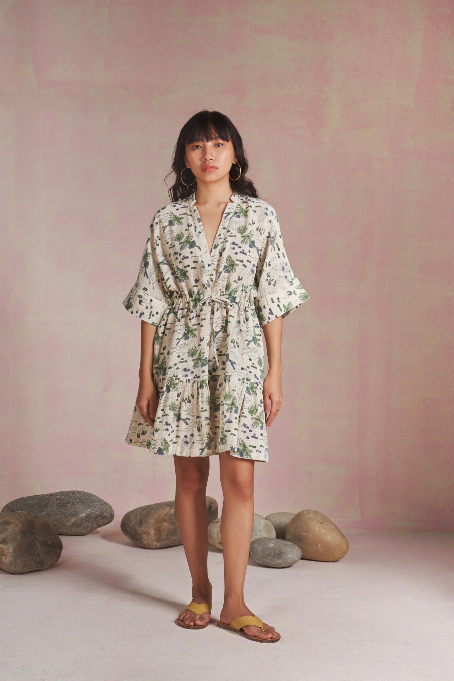 Ocean Bloom kala cotton dress