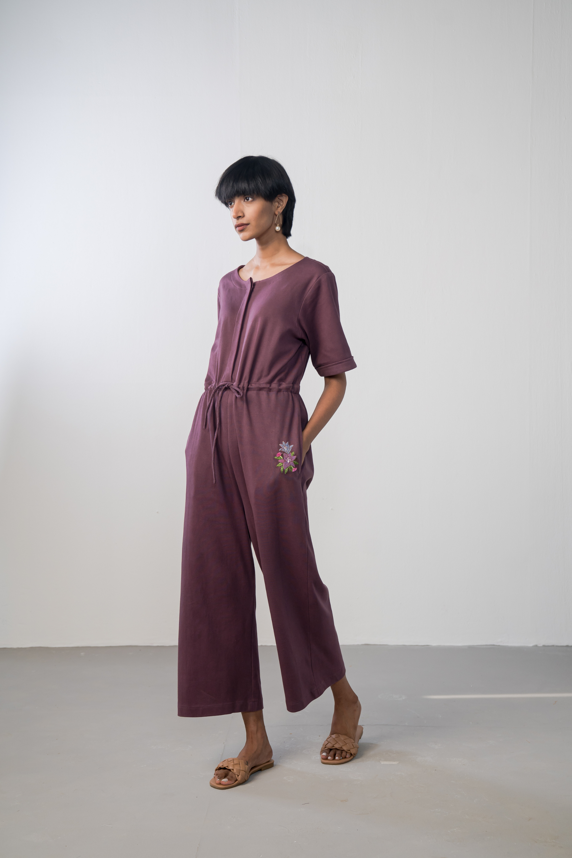 The Purple Garden organic cotton knit jumpsuit