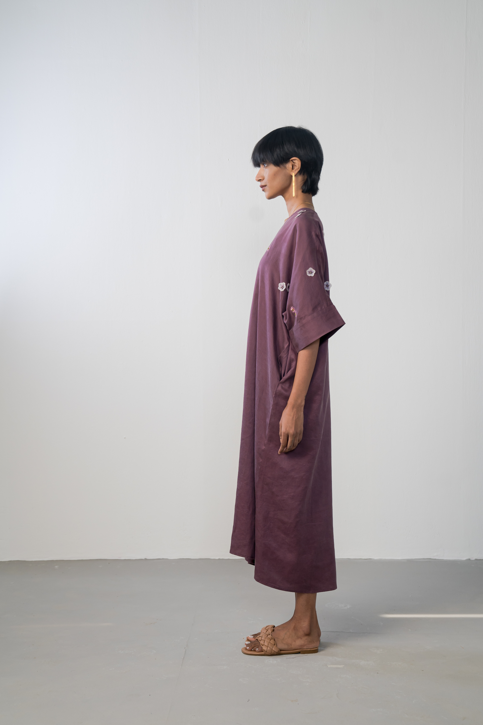 Midnight Bloom tencel kaftan