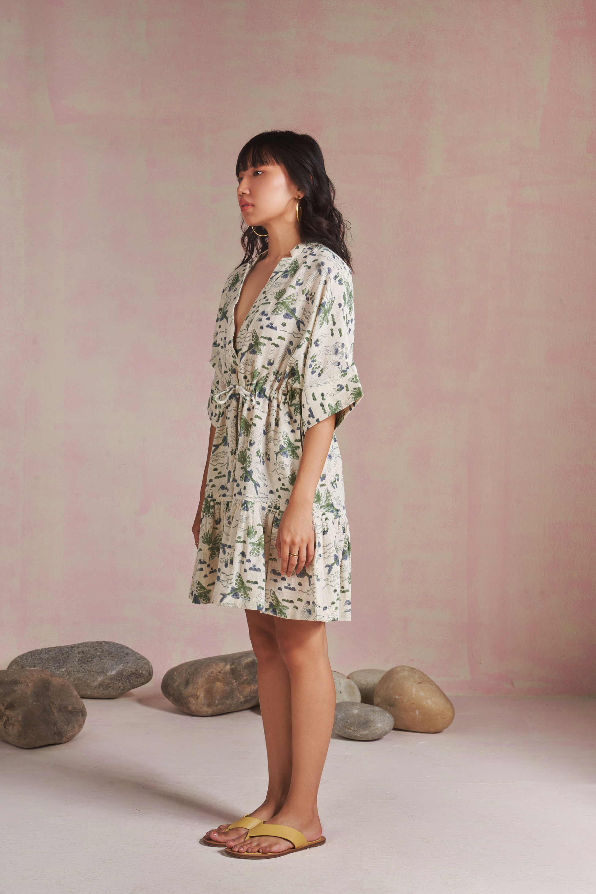 Ocean Bloom kala cotton dress