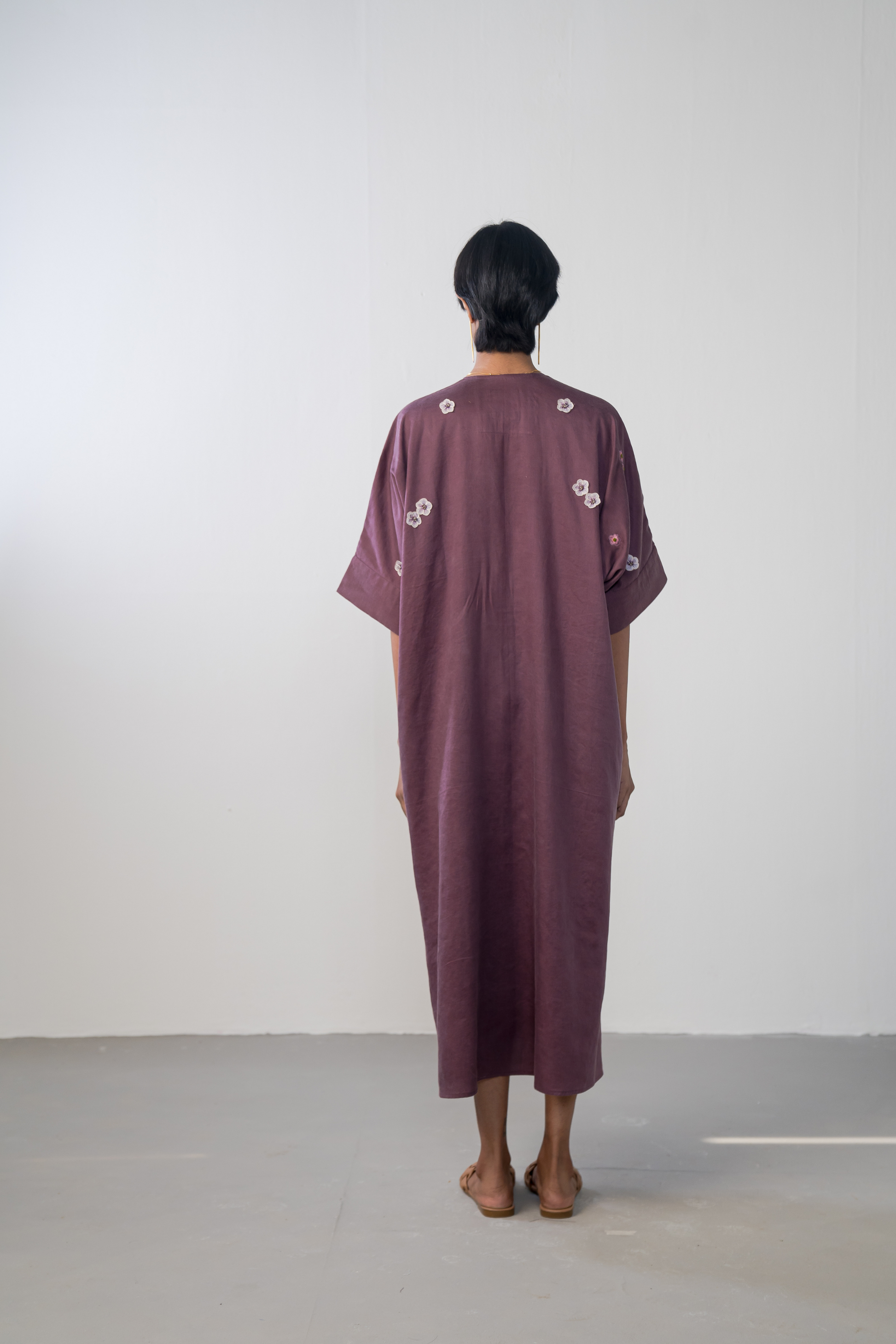 Midnight Bloom tencel kaftan