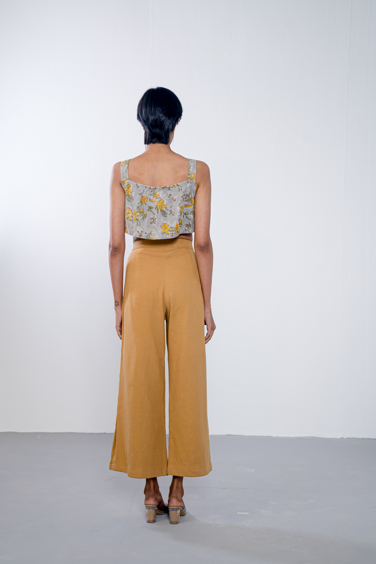 Golden Sky handwoven organic cotton trousers