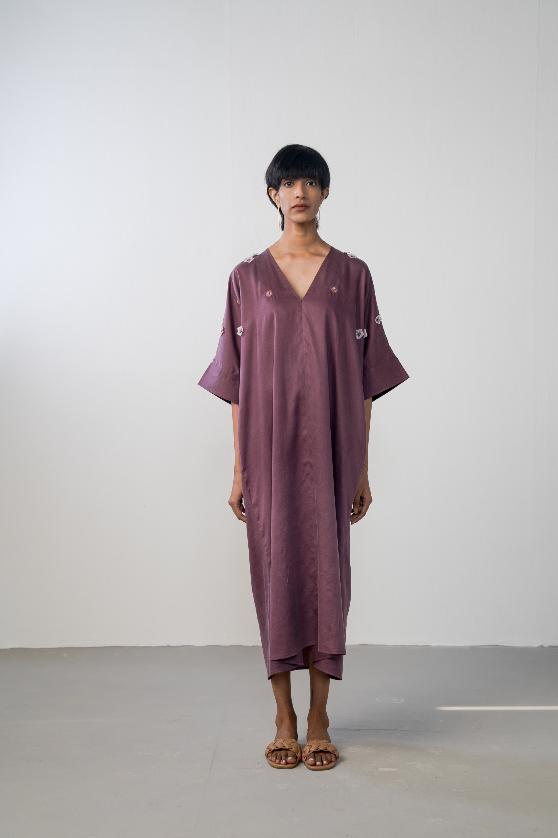 Midnight Bloom tencel kaftan