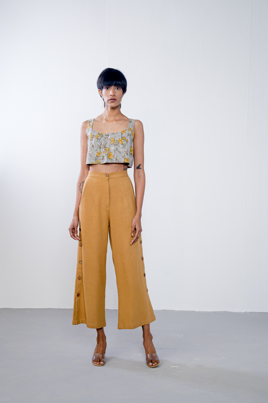 Golden Sky handwoven organic cotton trousers