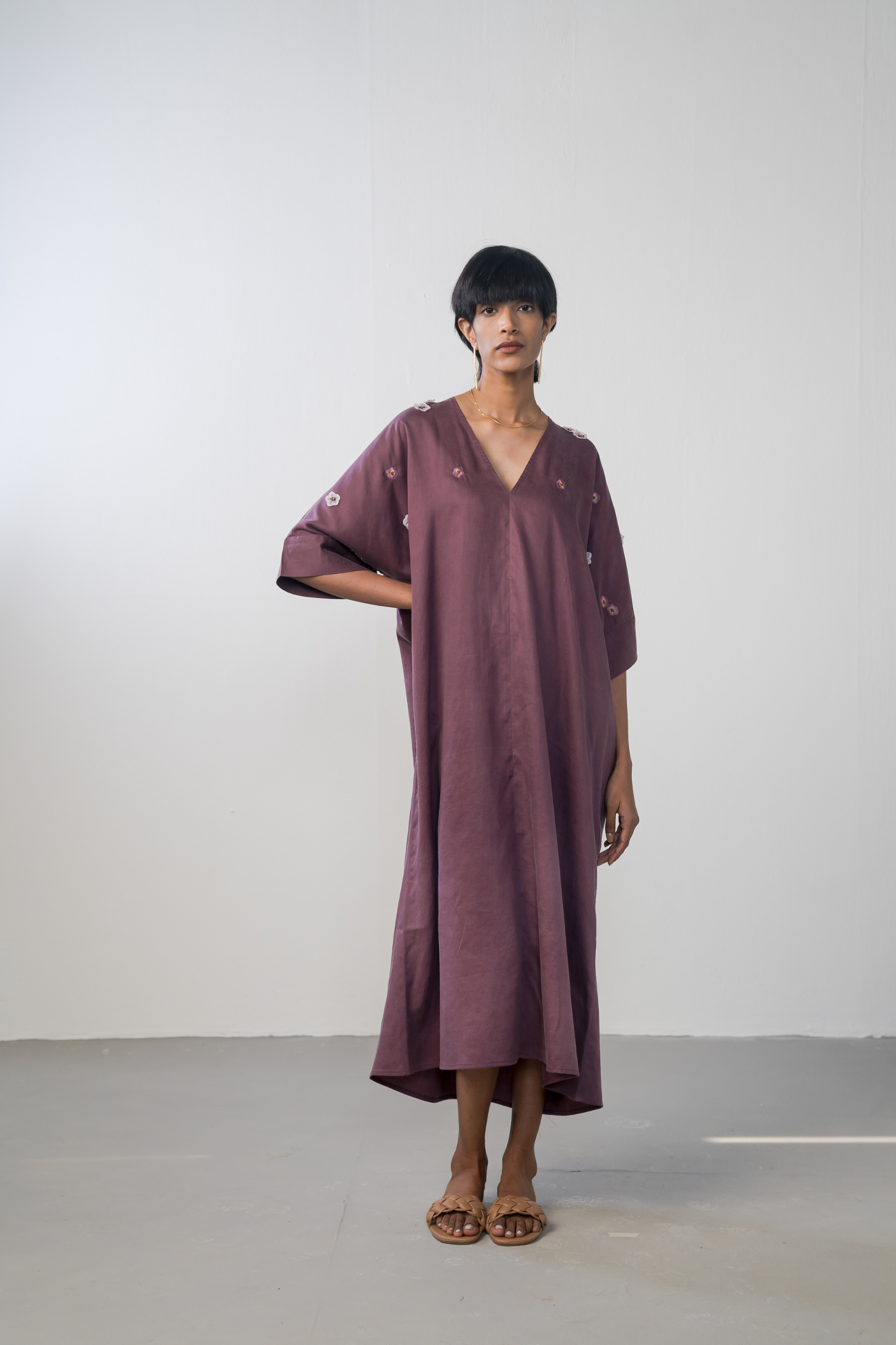 Midnight Bloom tencel kaftan