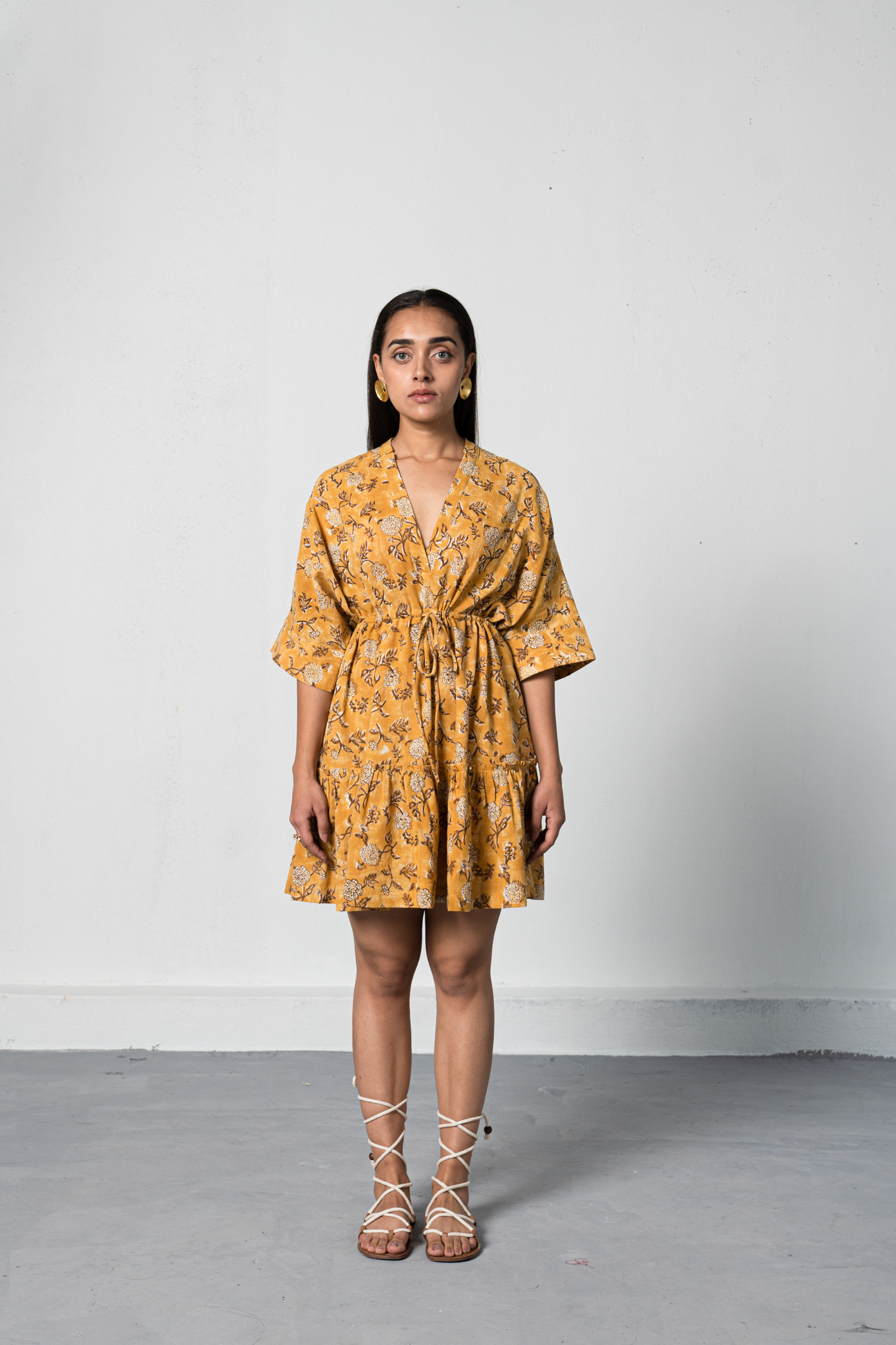 Dahlia Bloom kala cotton dress