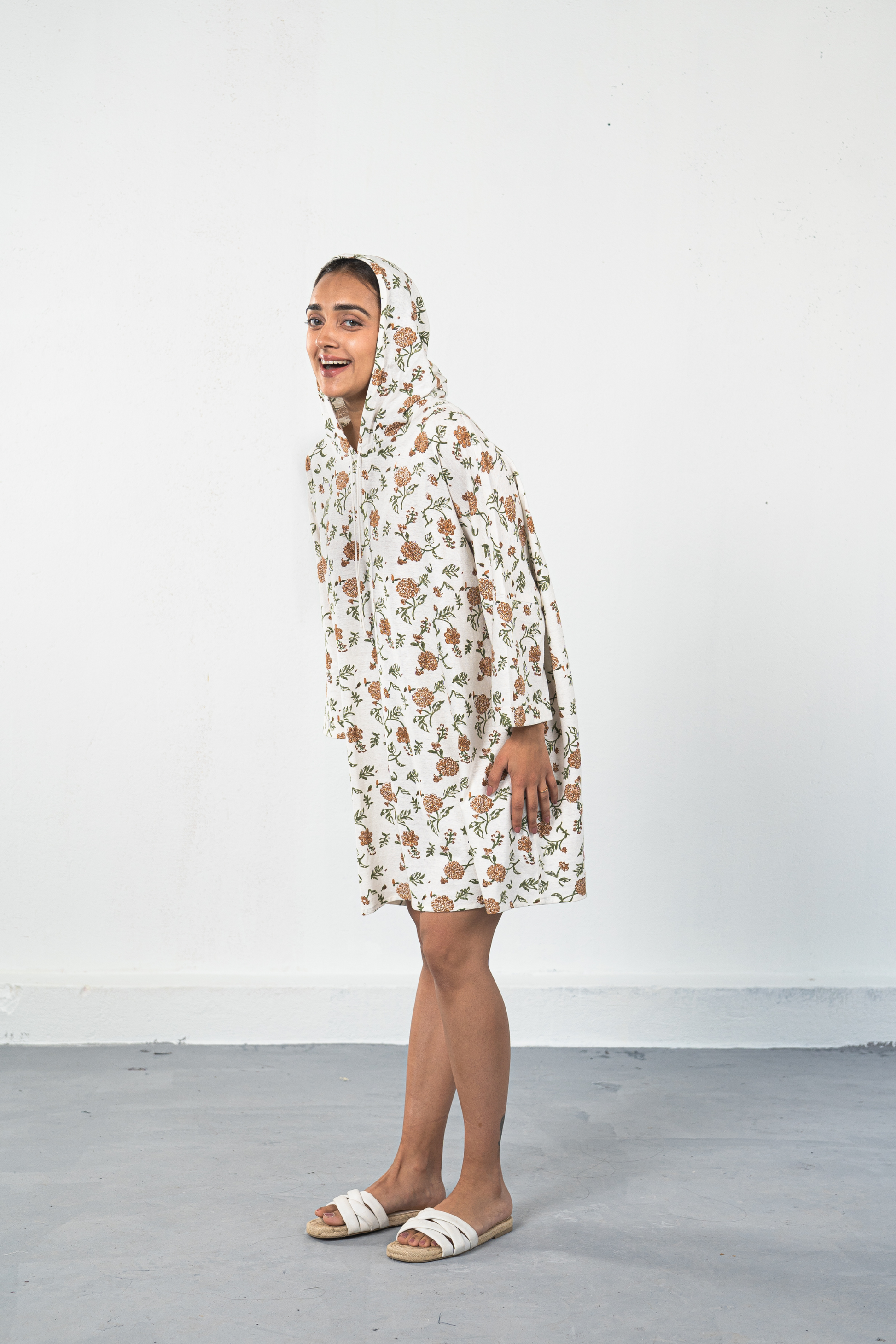 Dahlia Moon hemp hoodie dress