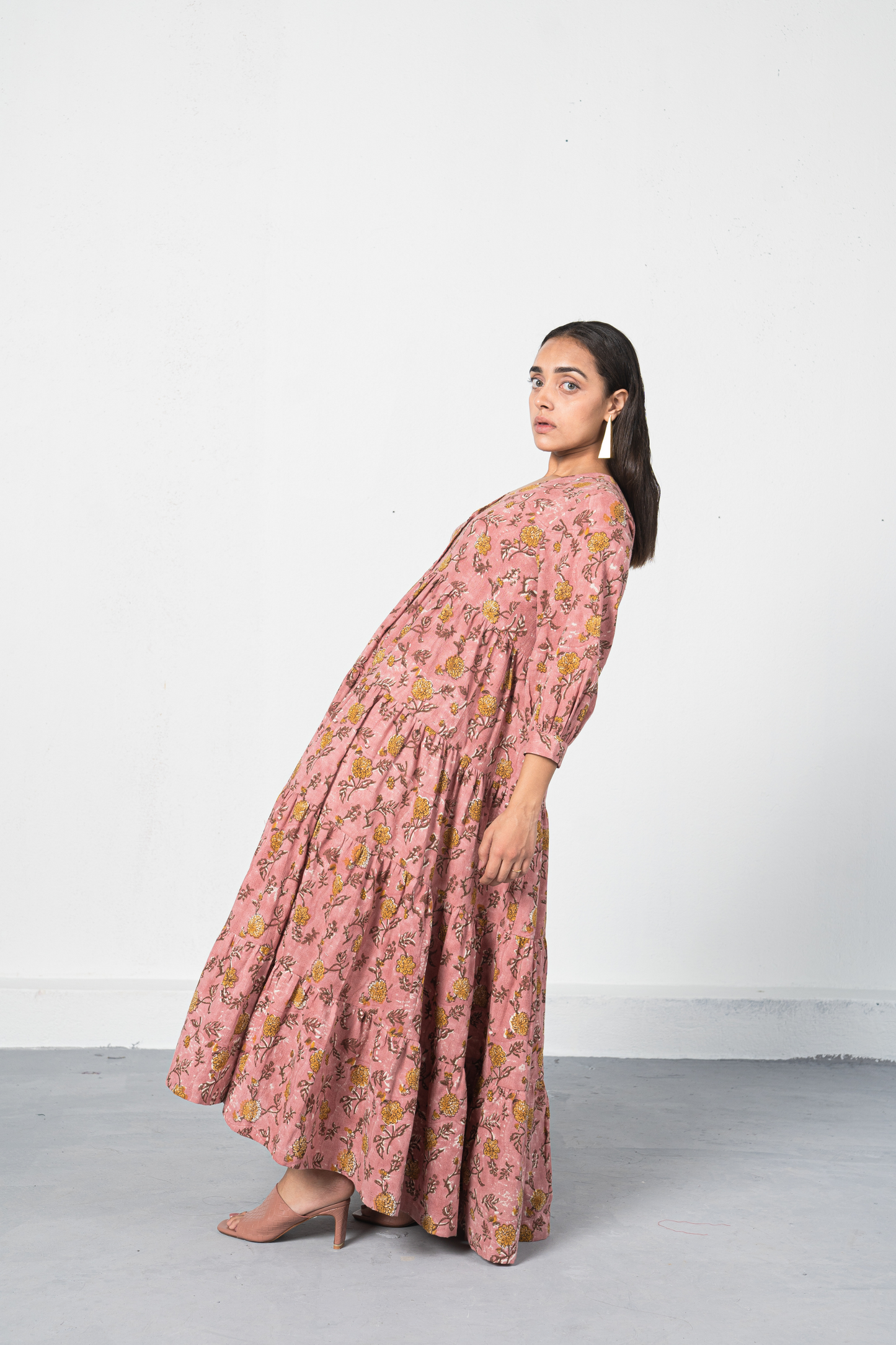 Dahlia Oasis kala cotton maxi dress